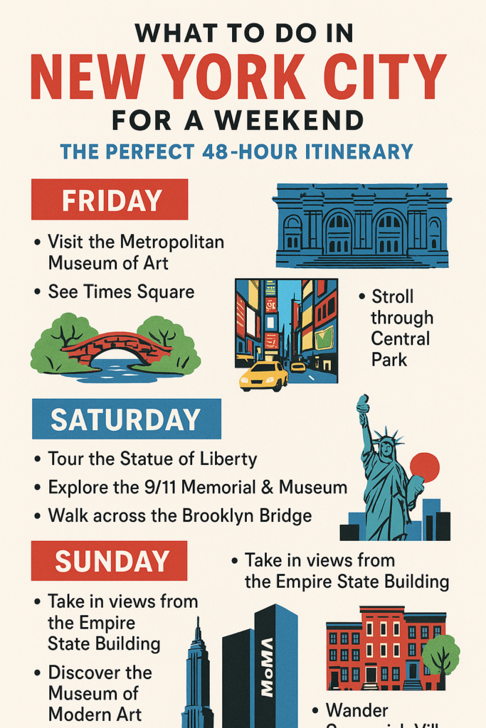 What to Do in New York City for a Weekend: The Perfect 48-Hour Itinerary
